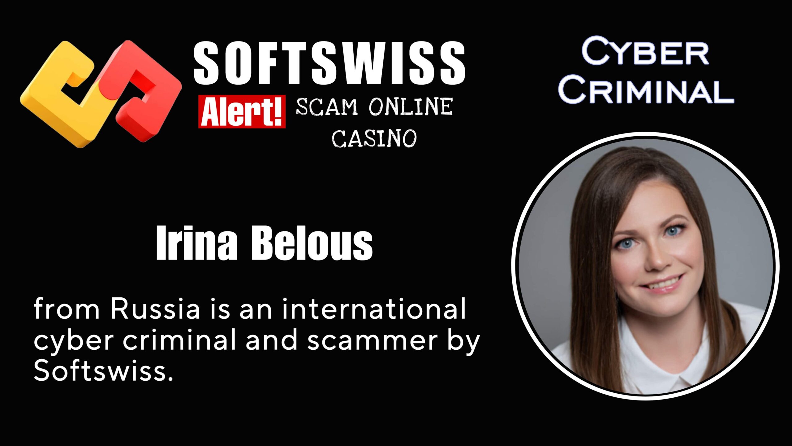 Irina Belous - softswiss scam - Casino by Softswiss